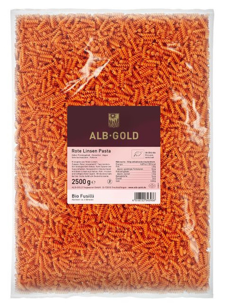 AG Bio Fusilli rote Linsen BW