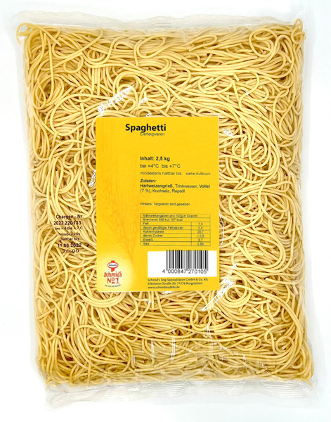 Sct Spaghetti frisch 2500g BW