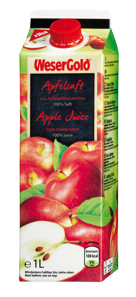 Ws Apfelsaft 100% 1l
