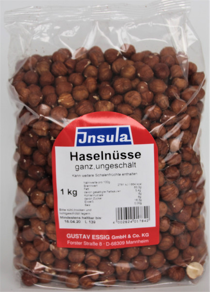 Iu Haselnuss ganz 1000g