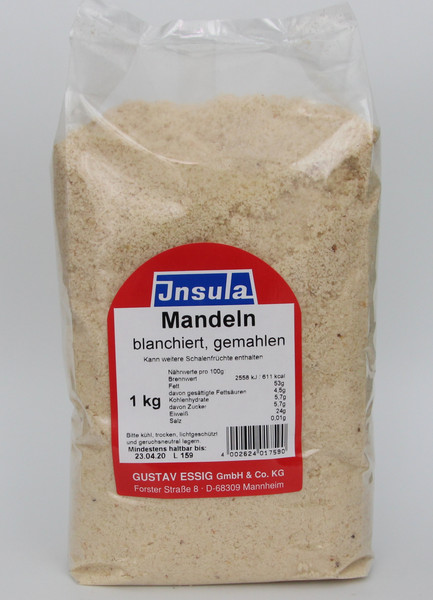 Iu Mandeln gemahlen 1kg