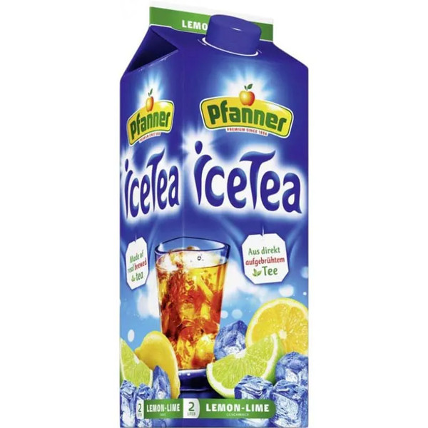 Pfanner Eistee Lemon-Lime 2L