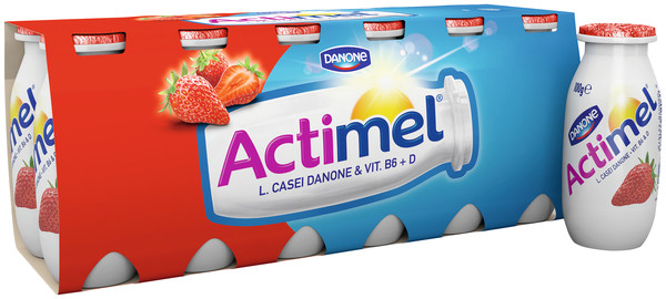 Da Actimel-Drink 0,1l Erdbeere