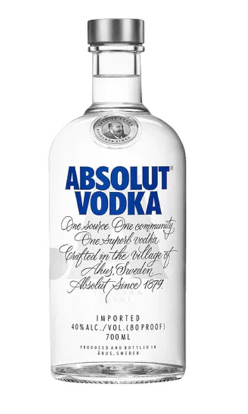 Per Absolut Vodka 40% 700ml