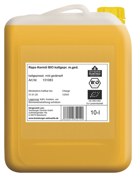 Teutob  Bio Rapsöl 10l BW