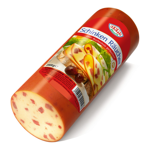 D Schinkenrauchkäse 45% 2kg BW