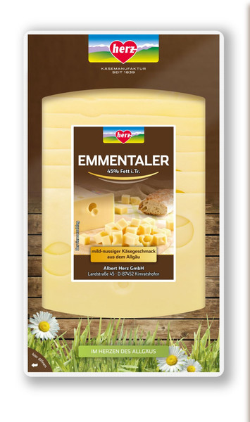 Emmentaler Scheiben 45%150g HK