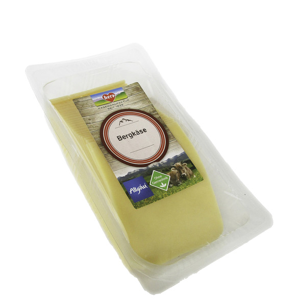 D Bergkäse Scheiben 500g 10x10