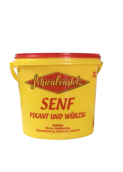 Schw Senf mittelscharf 5kg BW
