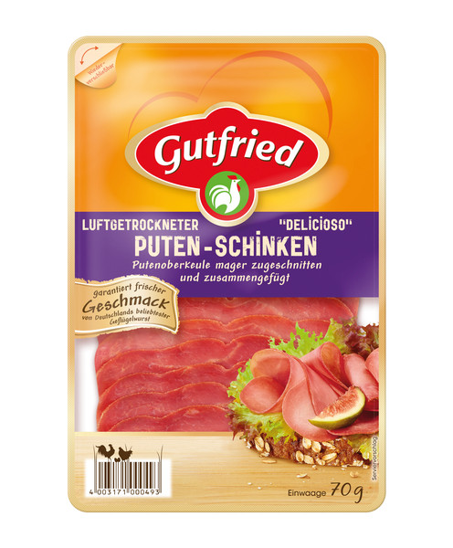 Gf Putenschinken 70g luftgetro