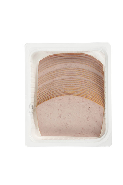 Ab Fleischkäse grob geschnitte