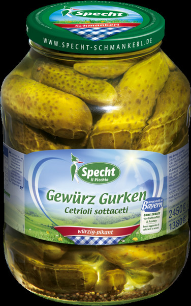 De Gewürzgurken 2650ml Glas