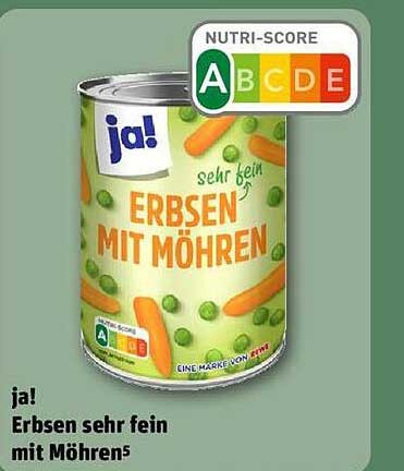 Ja! Erbsen & Möhren extra fein