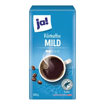 Ja! Bohnenkaffee mild 500g