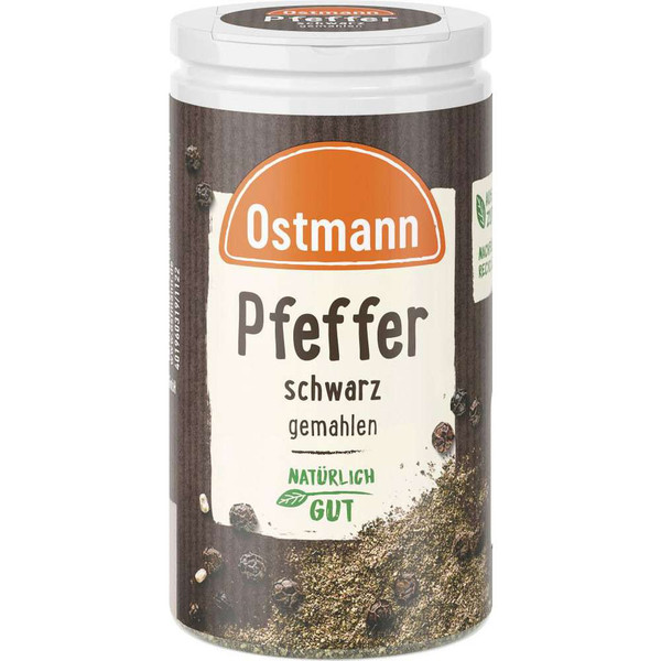Ostmann Pfeffer schwarz gem.