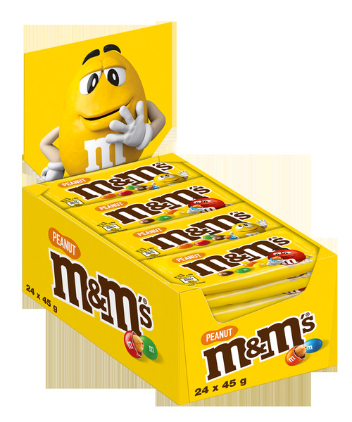 MF M&M´s Peanut 24x45g