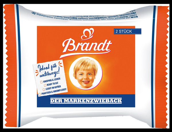 Brandt Zwieback 50x2St 20g