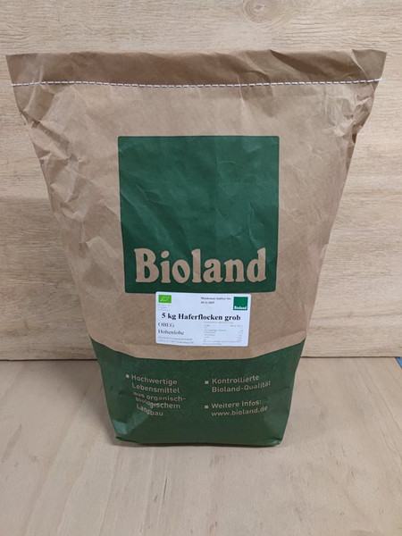Ob Bio Haferflocken Groß5kg BW