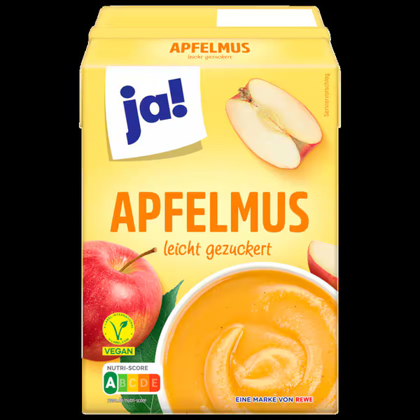 Ja! Apfelmus 710ml Tetra