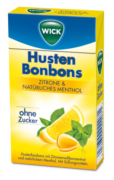 Wick Zitrone ohne Zucker 46g