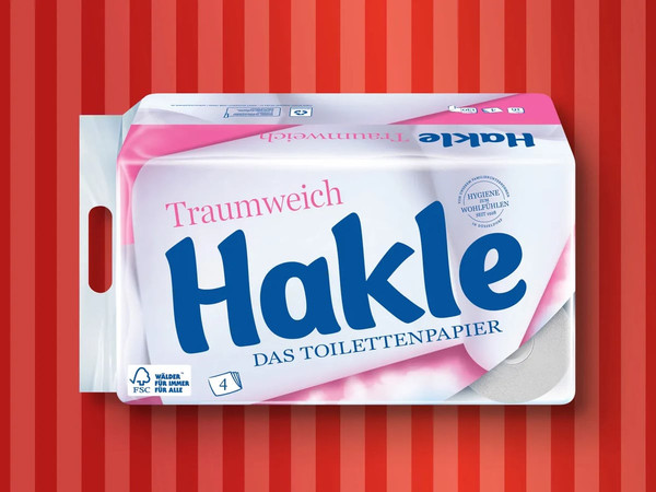 Hakle Toilettenpap Traumw. 2er