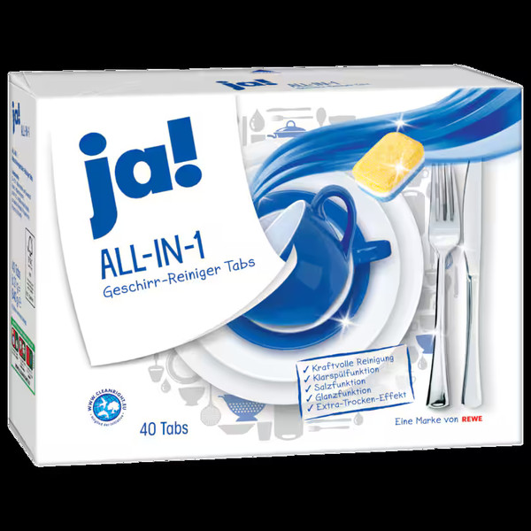 Ja! Geschirrtabs All-in-1 840g