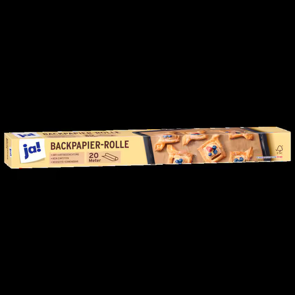 Ja! Backpapier Rolle 20m