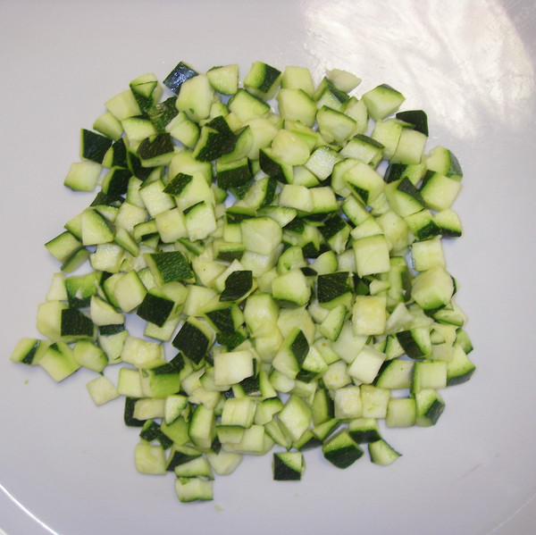 Zucchini Würfel 10mm