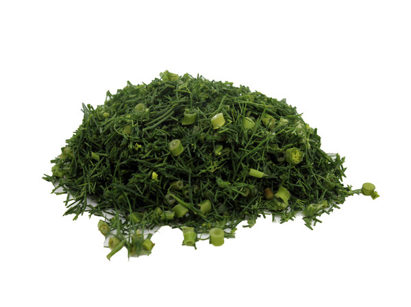 Dill geschnitten Schale